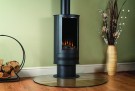 BRITISH FIRES Ashurst, Elektrisk Peisvon, Rund thumbnail