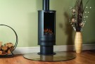 BRITISH FIRES Ashurst, Elektrisk Peisvon, Rund thumbnail