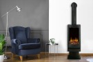 BRITISH FIRES  Bramshaw Elektrisk Peisovn, m/sideglass thumbnail
