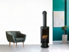 BRITISH FIRES Ashurst, Elektrisk Peisvon, Rund thumbnail