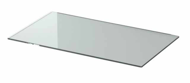 Gulvplate i klart glass mot tillegg